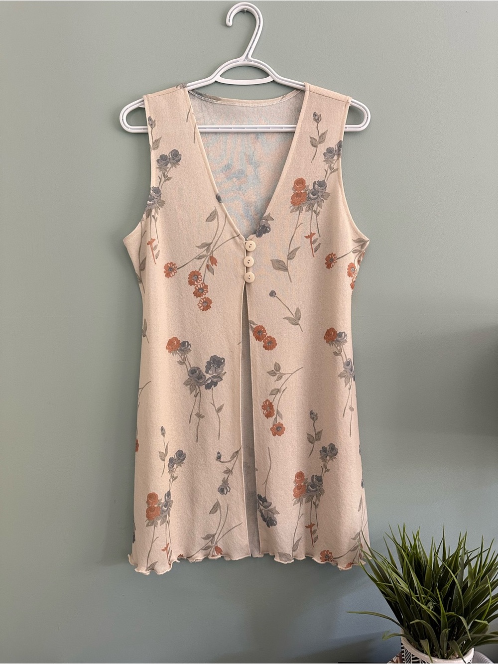 Flowy Floral Boho Vest Tank
